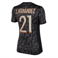 Maglie da calcio Paris Saint-Germain Lucas Hernandez #21 Terza Maglia Femminile 2023-24 Manica Corta